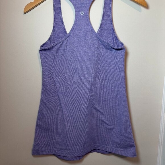 Lululemon Cool Racerback in Heathered Persian Purple, Size 4 - Picture 5 of 5